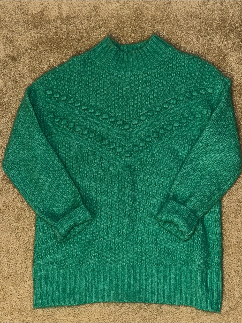 Talbots Teal Chunky Knit Cardigan